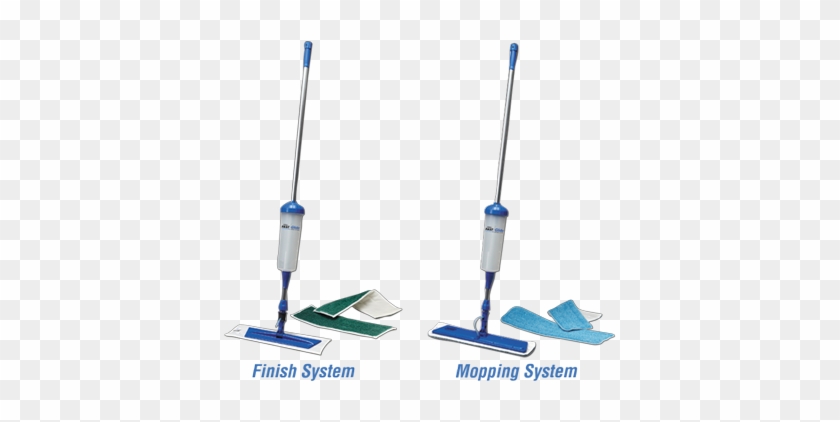 Microfiber Mopping Finishing Systems - Waxie Sanitary Supply #1042762