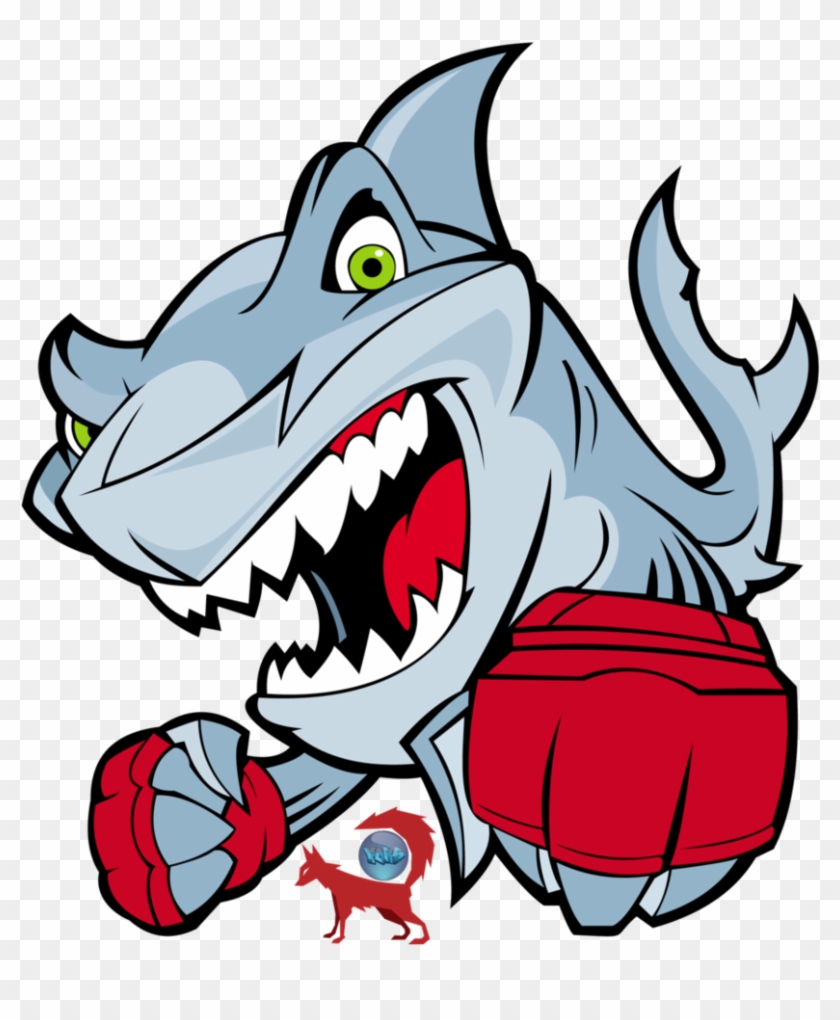 Shark Fighter By Fokito82 - Angry Shark Vector Png #1042767