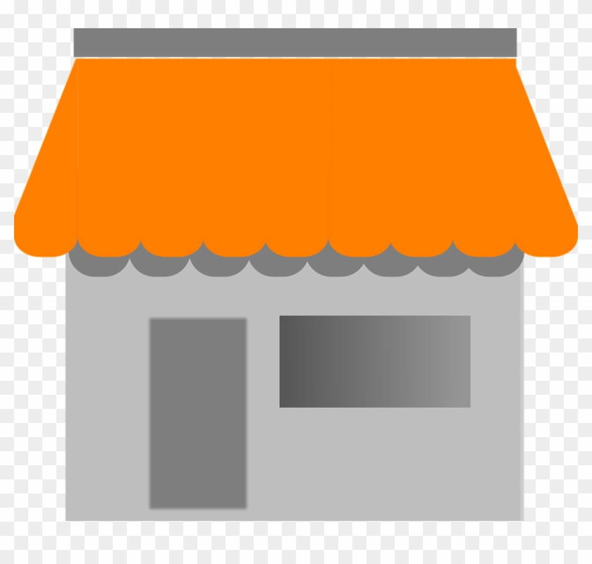 House, Awning, Building, Café, Shop, Store, Front - Sari Sari Store Clipart #1042768