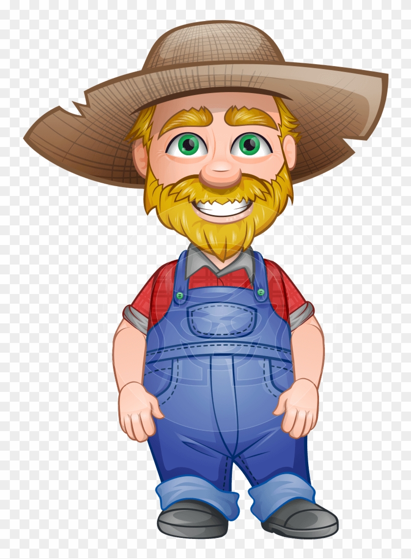 Clip Arts Related To - Farm Man Cartoon #1042774