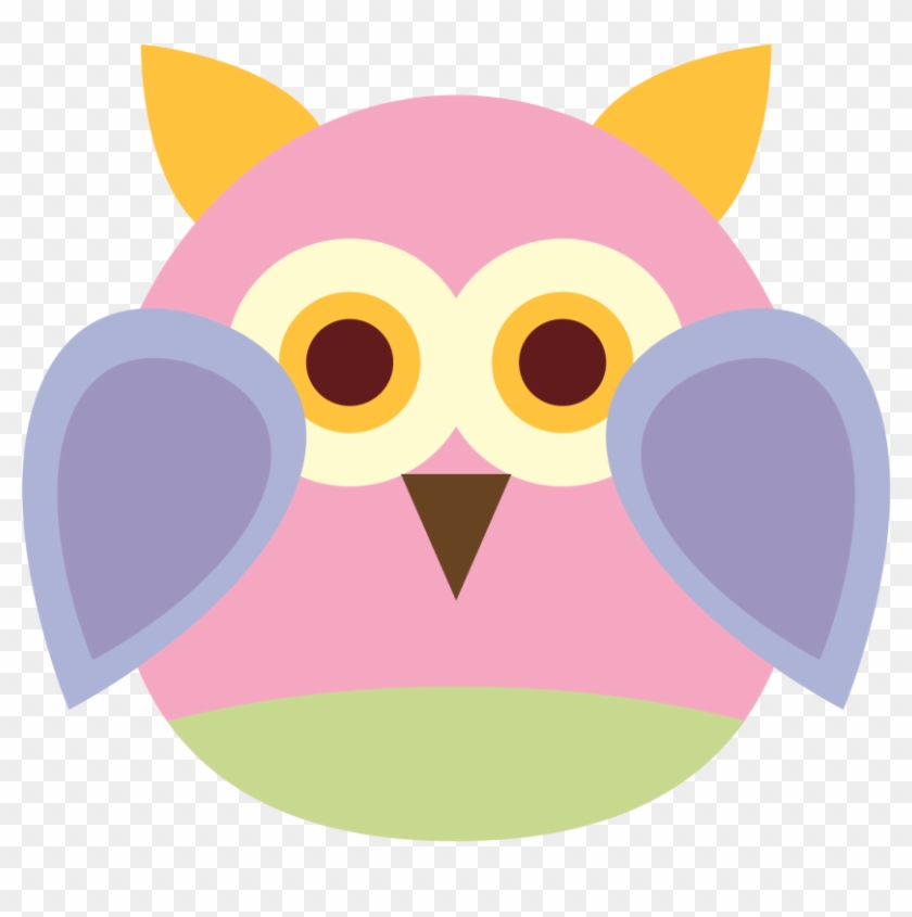 Pink Owl Clipart - Cute Clipart #1042922