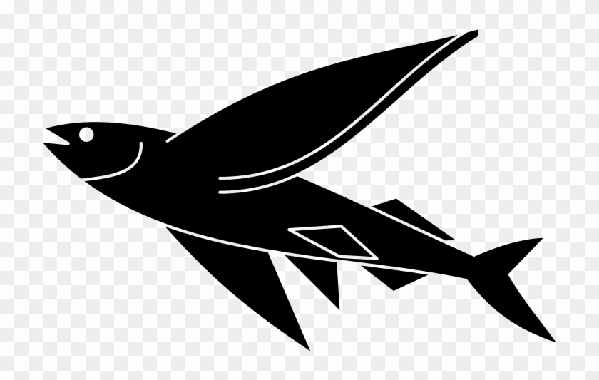 Free Clipart Flying Fish Ribbla - Flying Fish Clip Art #1042971