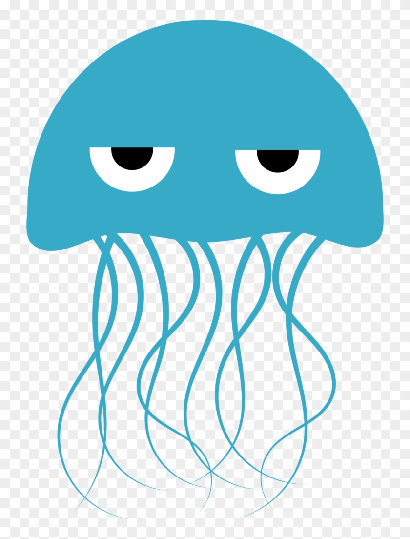 Jellyfish Clipart Bird - Sea Creature Clip Art #1043013