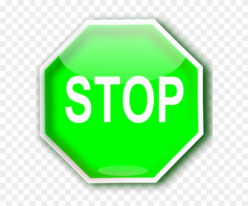 Red Stop Sign - Stop Sign Clip Art #1043031