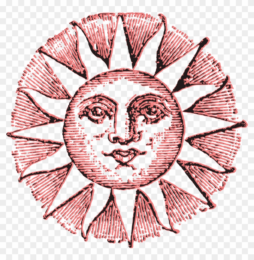 Vintage Sun - Vintage Moon And Sun #1043091