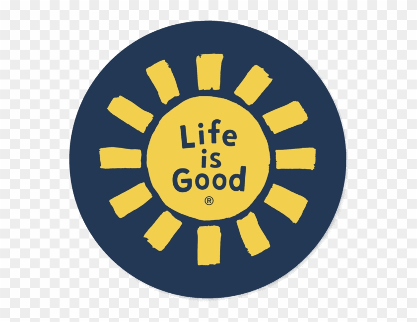 Sun Lig Circle Sticker - Life Is Good Sun Tire Cover #1043093