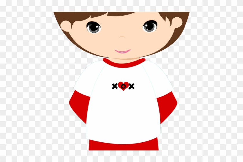 Hello Clipart Little Boy - Valentines Day Grafos Clipart #1043169