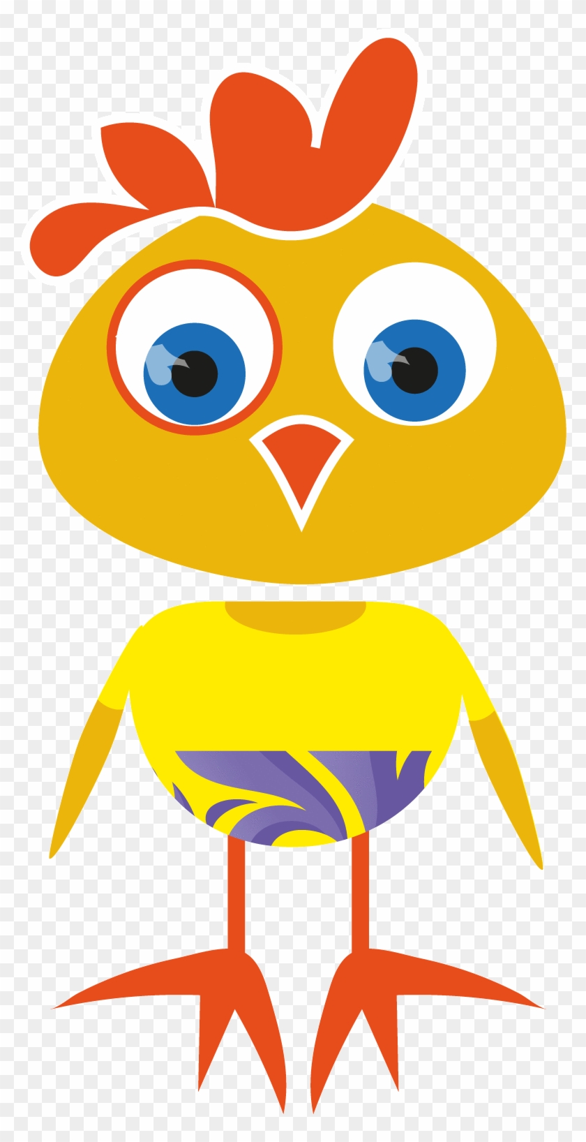 Check Out This New Super Cute Cartoon Chick Vector - Vector Graphics #1043192