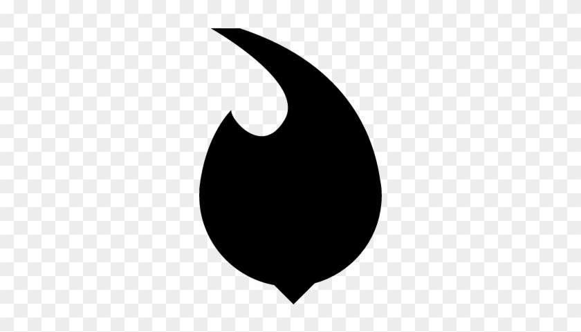 Flame Shape Vector - Crescent #1043219