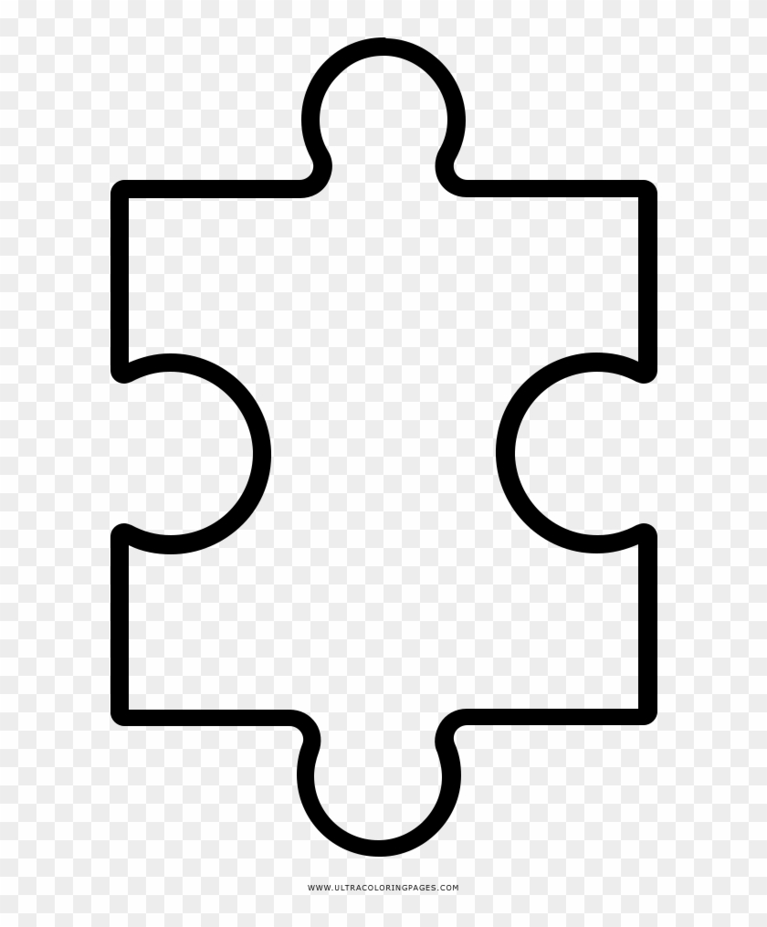 Magic Puzzle Piece Coloring Page Ultra Pages - Peça De Quebra Cabeça #1043359