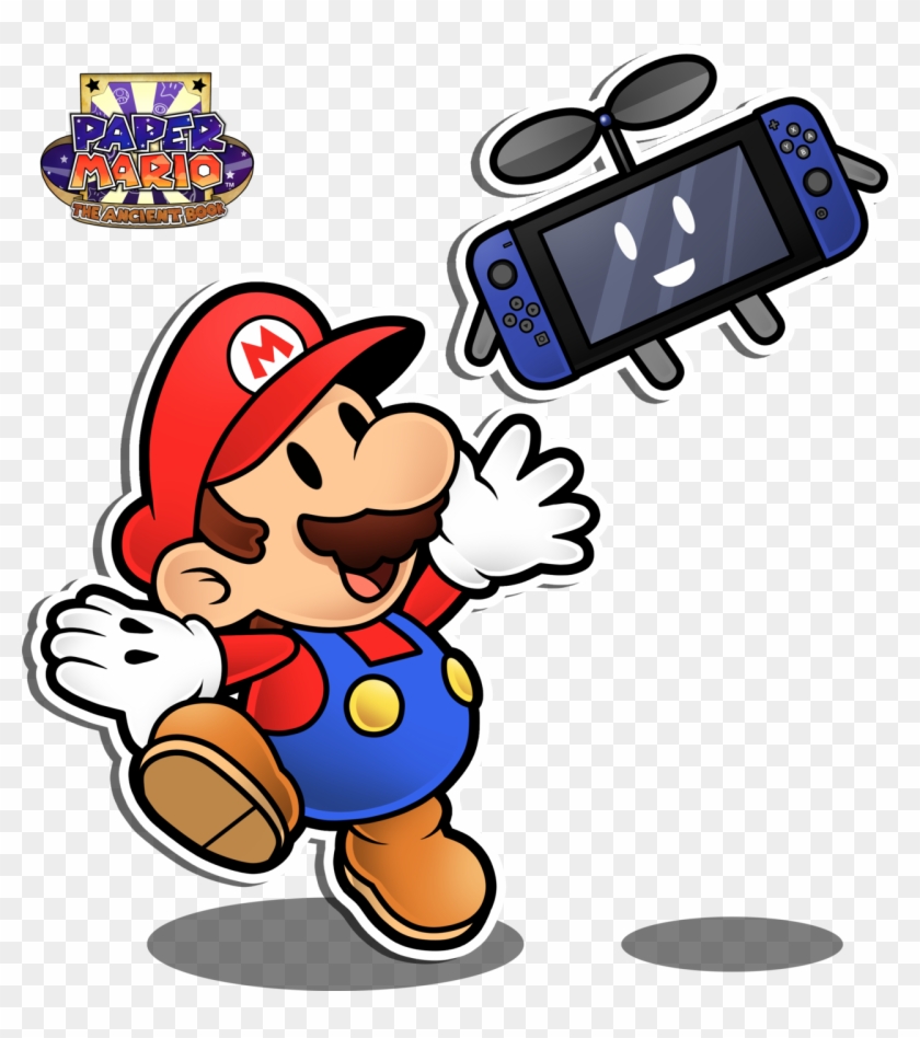 Pm Tab Mario And New Droppy By Zieghost-dbookql ] - Super Paper Mario Wii #1043569