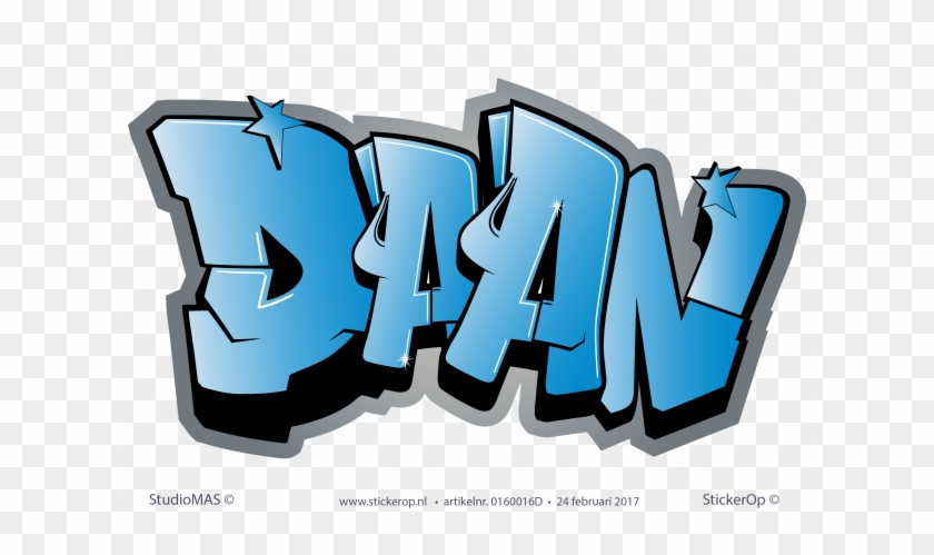 Muursticker Graffiti Type A - Graphic Design #1043620