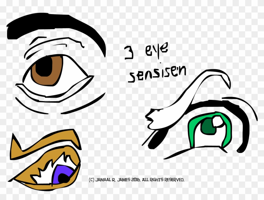 3 Eye Character Design Drawn By Cartoonist Jamaal R - 3 Eye Character Design Drawn By Cartoonist Jamaal R #1043692