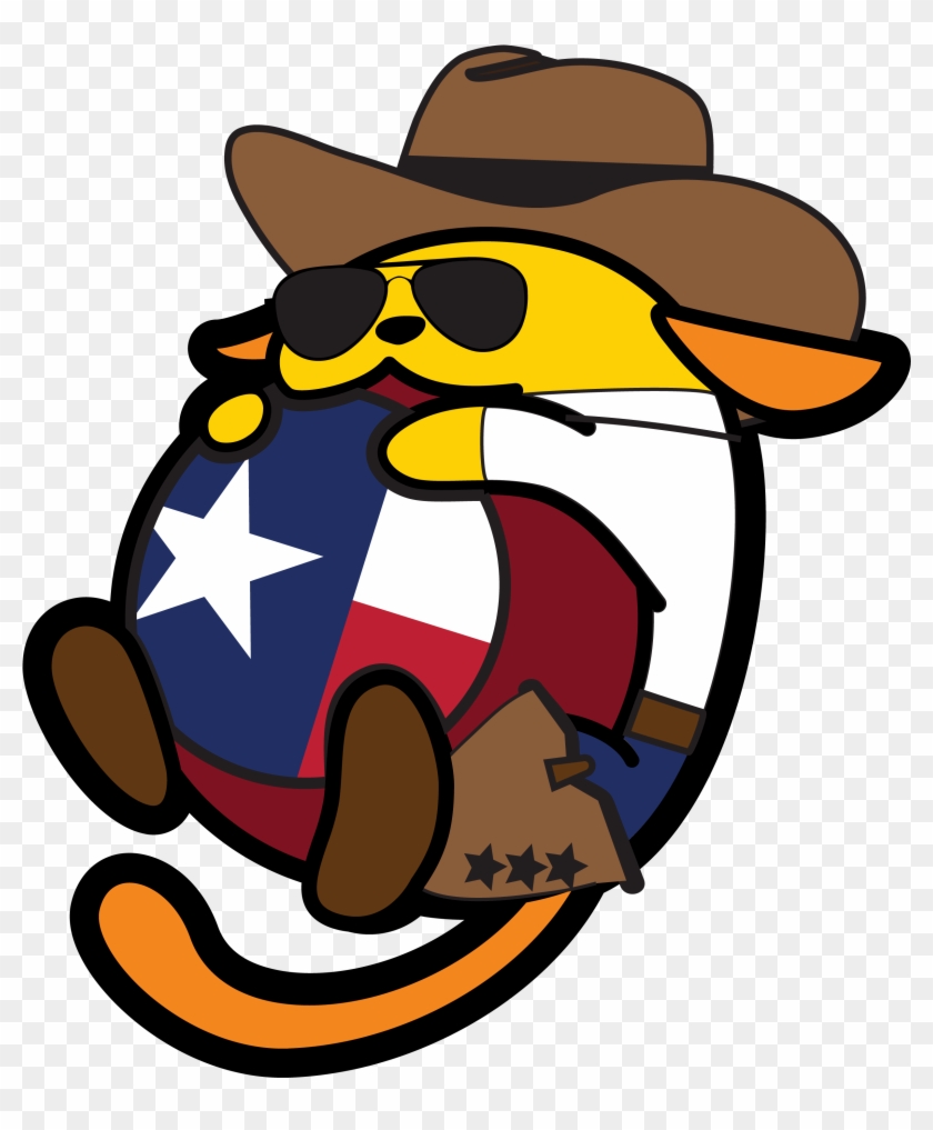Cowboy Wapuu With Texas Flag - Howdy #1043699