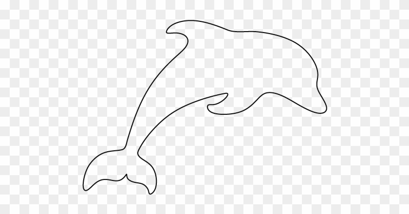 Dolphin Pattern - Line Art #1043747