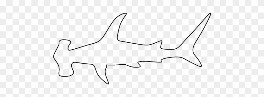 Hammerhead Clipart Shark Outline - Cartilaginous Fish #1043751