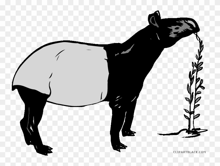 Capybara Clipart Black And White - Clip Art #1043884
