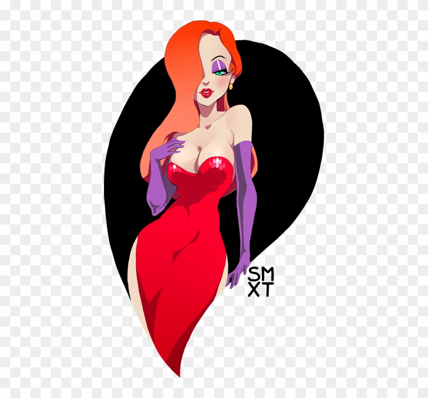 Cartoon Girl Rabbit Modern Clipart - Jessica Rabbit Vector #1043905