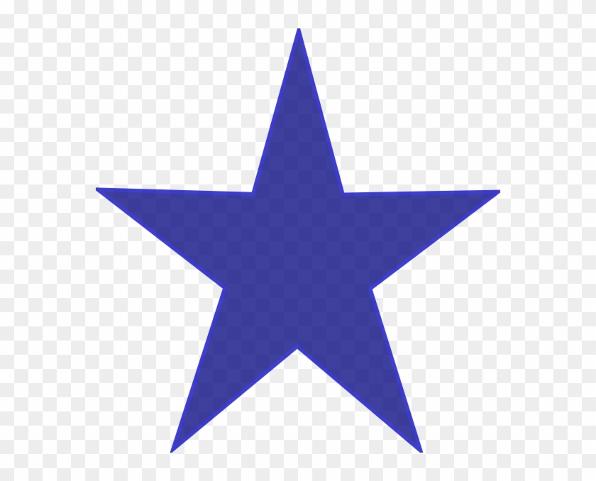 Western Star Clip Art - Blue Star Png #1043926
