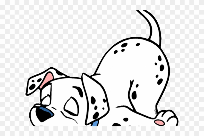 Dalmation Clipart 3 Puppy - Tired Dog Clip Art #1043952