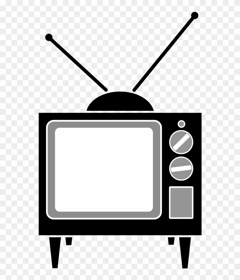 Tv Image Clip Art - Old Tv Clipart #1043970