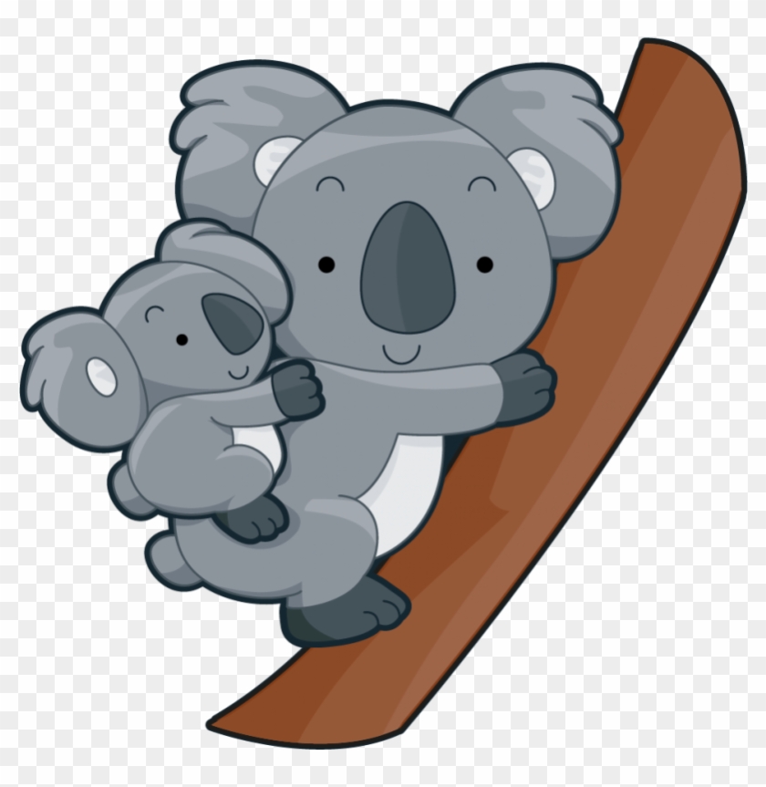 Koala Adhesive, Koala Stickers, Koala Family Stickers, - Koala Dibujo Png #1044007