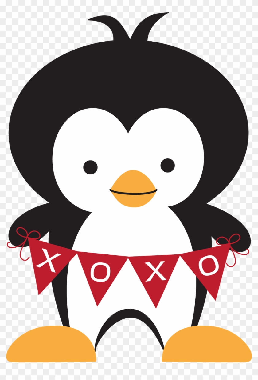 Pinguins - Minus - Penguin Heart Clip Art #1044017