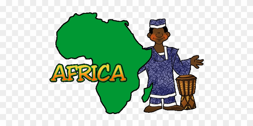 Africa Clip Art By Phillip Martin, African Drummer - Africa Clipart #1044049