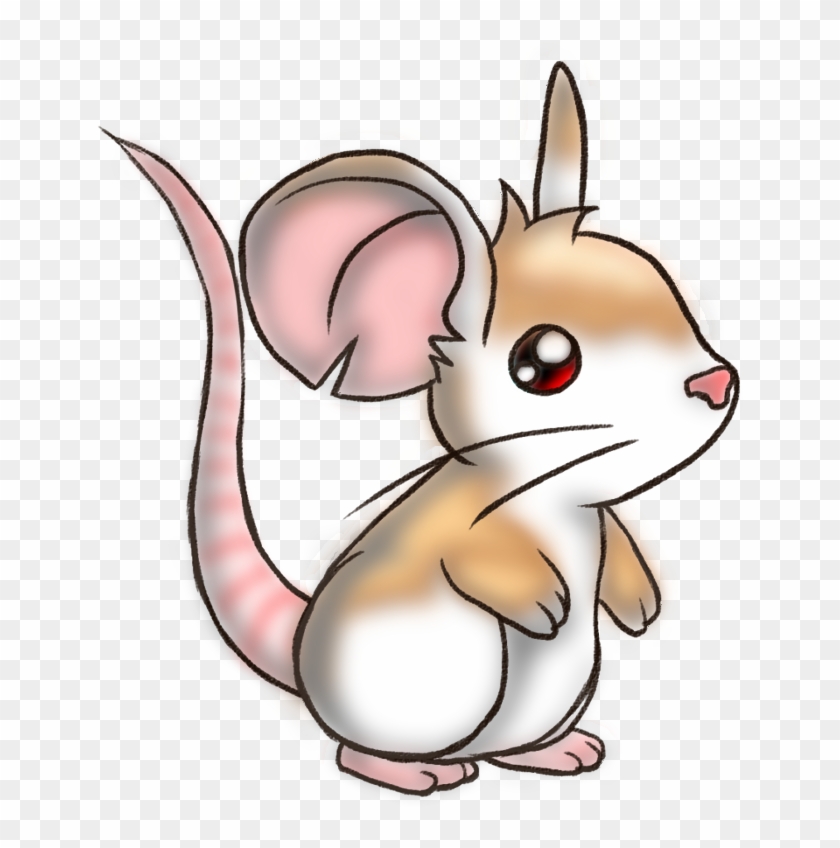 Albino Mouse *contest Entry* By Cloudandis - Dibujo De Ratoncito #1044079