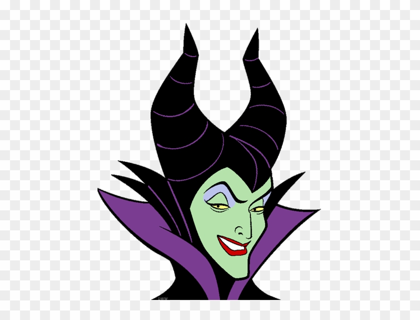 Head Clipart Maleficent - Maleficent Sleeping Beauty Face #1044154