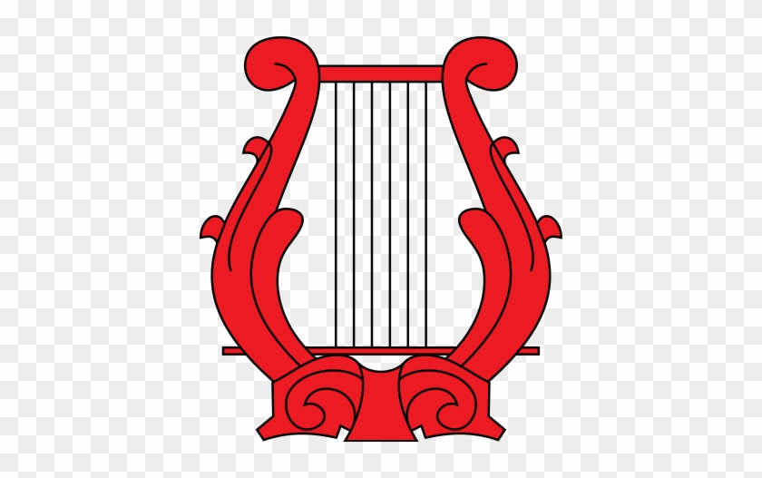 La Lira Es Un Instrumento De Cuerda Punteada Primitiva, - Harp Heraldry #1044187