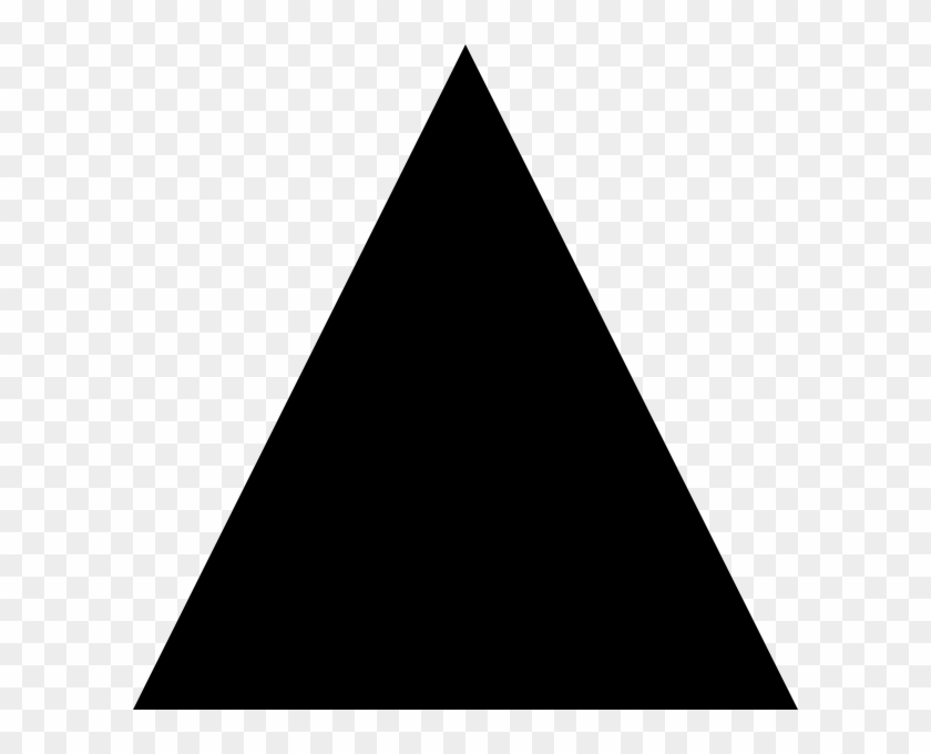 Black Isosceles Triangle #1044253