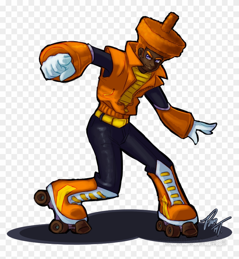 80's Roller Disco Top Man By Thevioletfox - Cartoon #1044390