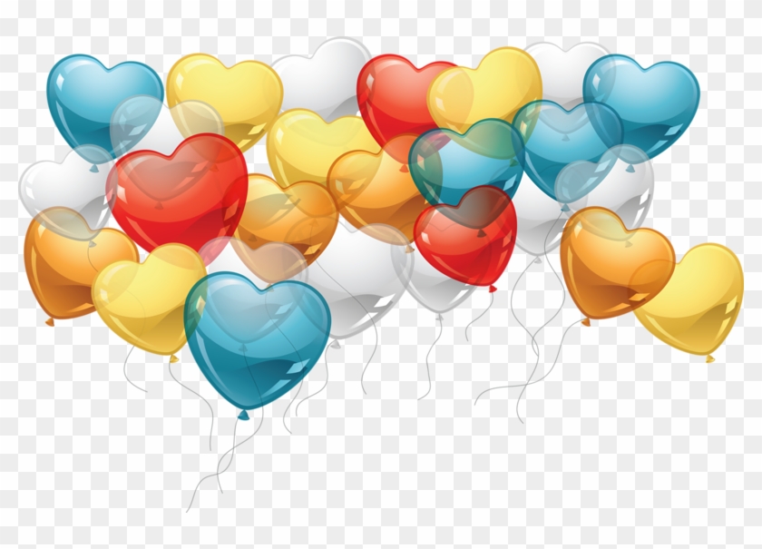 Heart Balloons - Gifs De Aniversário Com Balões #1044507
