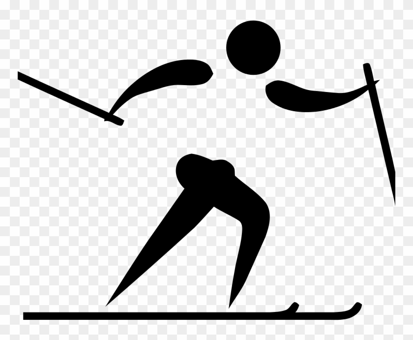 Cross Country Skiing Pictogram - Cross Country Skiing Olympic Logo #1044514