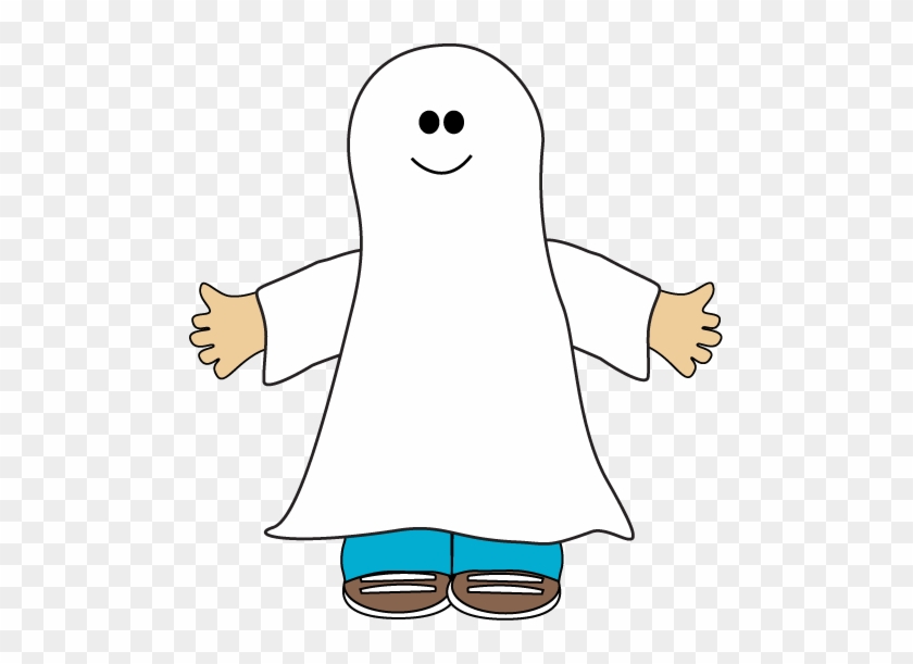 Halloween Kid Ghost Clip Art - Ghost Costume Clipart #1044538