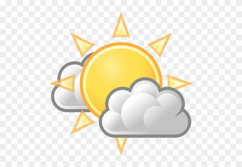 Sunny Clipart Mainly - Partly Cloudy #1044576