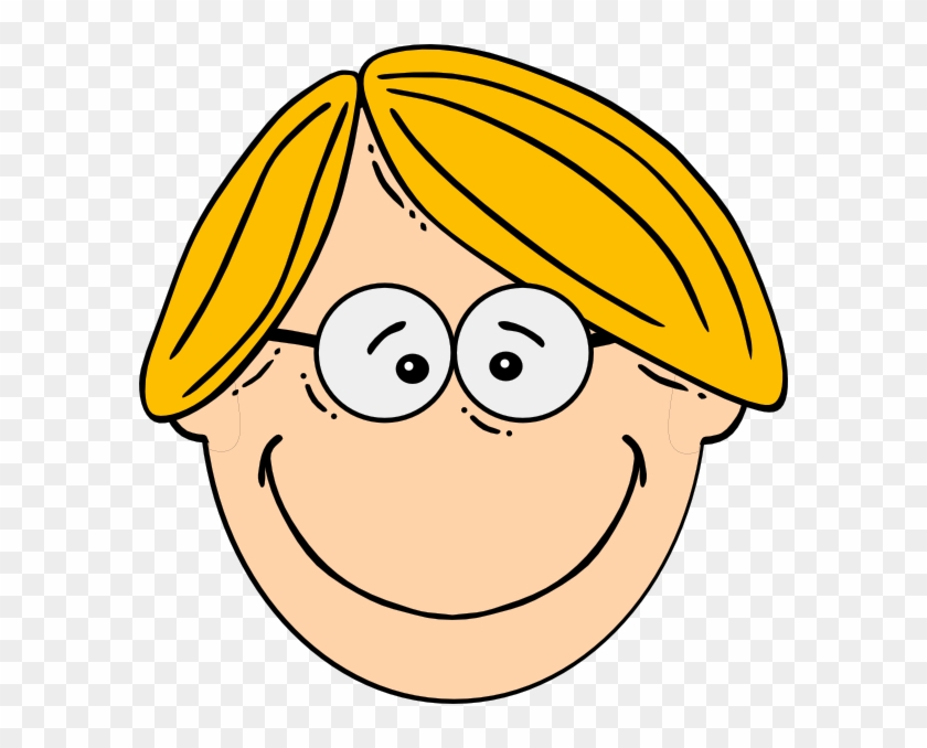 Blonde With Glasses Cartoon #1044605