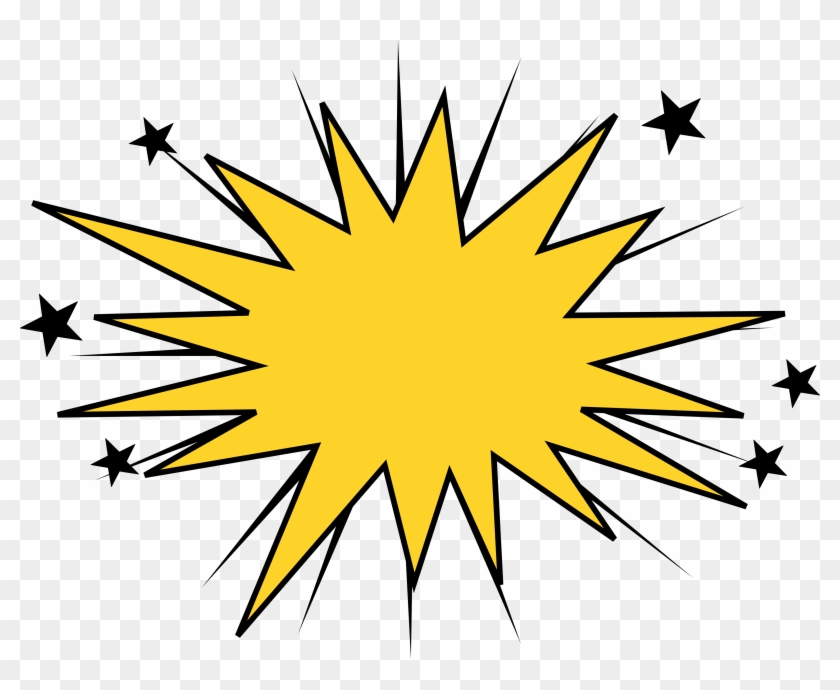 Cartoon Explosion Boom Png For Kids - Border Circle Outlines #1044622