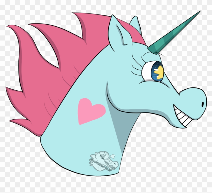Flying Princess Pony Head By Demonized-star - Illustration #1044646