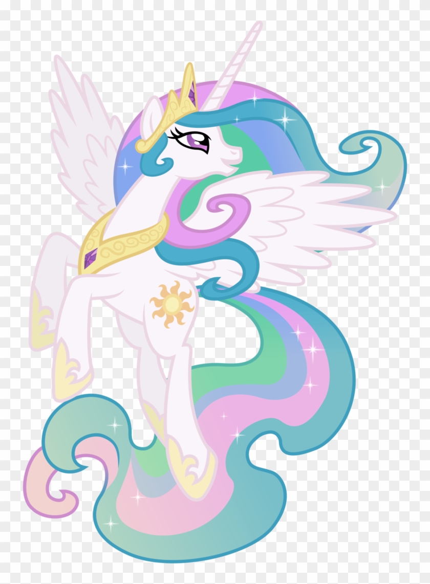Princess Celestia Posing By 90sigma - My Little Pony Celestia Flying #1044662