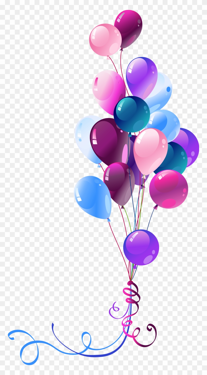 Happy Birthday To You Balloon Clip Art - Balloons Png #1044706