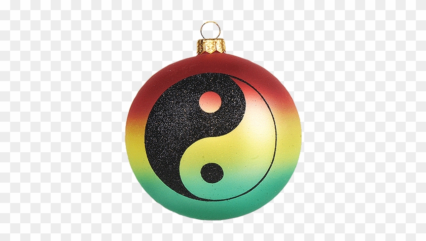 10cm Ball Jing-jang Sign - Christmas Ornament #1044724