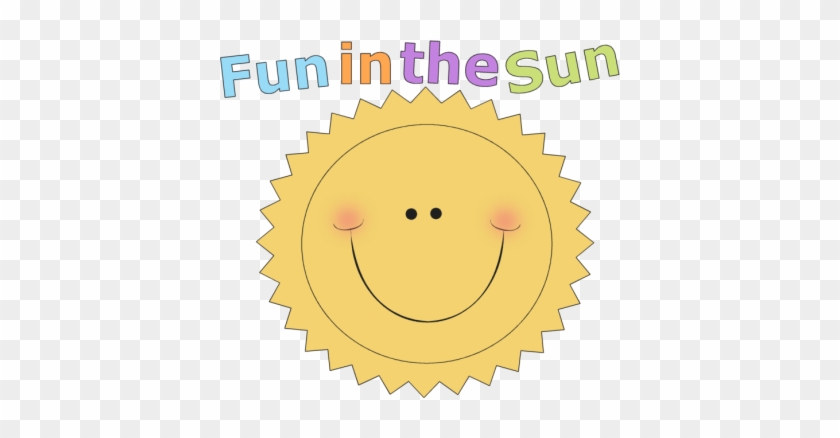 Cartoon Sun Clip Art - Fun In The Sun Clipart #1044765