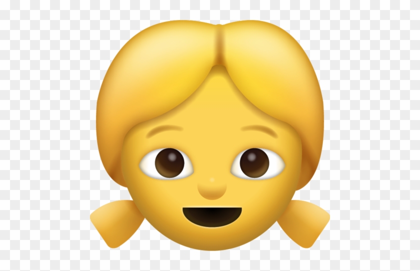Emoji Face Clipart Girl - Girl Emoji #1044872