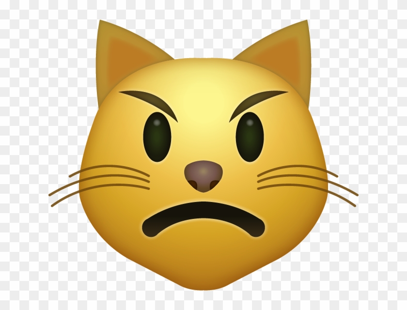 Download Smirk Cat Iphone Emoji Icon In Jpg And Ai - Cat Smirk Emoji Png #1044889