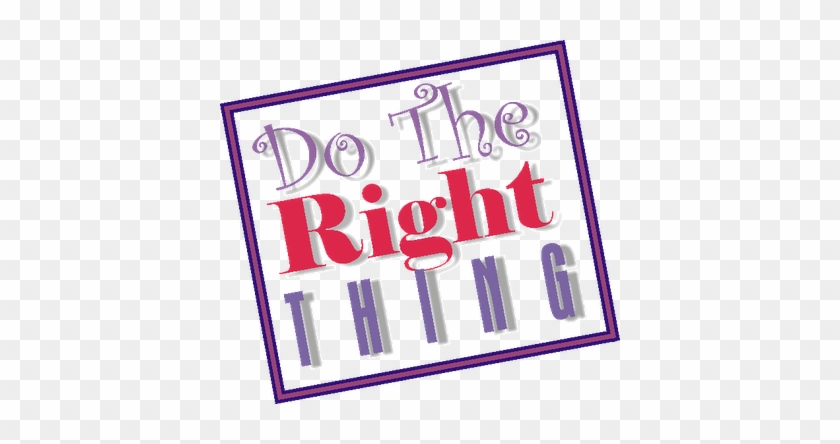 Blog Post - Do The Right Thing Words #1044893