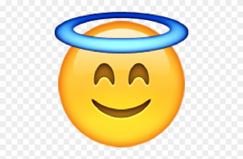 Emoji Iphone Text Messaging Sticker Smile - Apple Halo Emoji #1044899