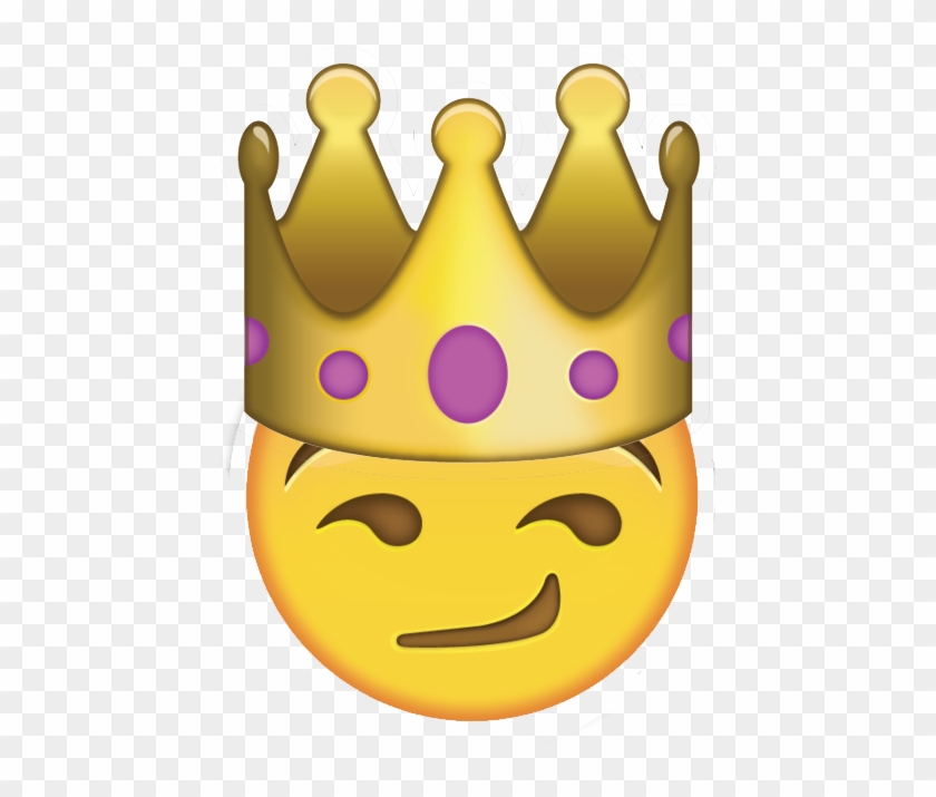 Emoji Sticker Emoticon T-shirt Iphone - Crown Emoji #1044927