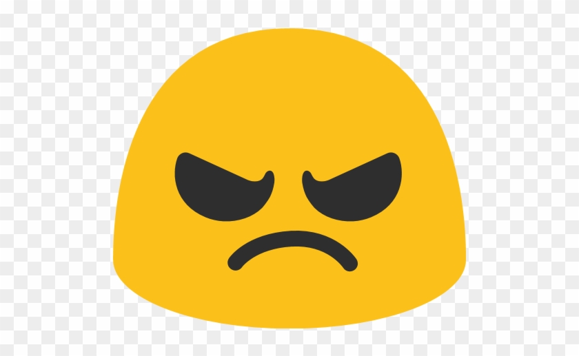 Emoji Angry Face Android Angry Smilies Iphone - Angry Google Emoji Png #1044936